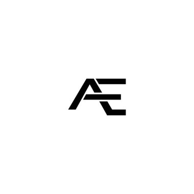 Vektör AE minimalist logosu