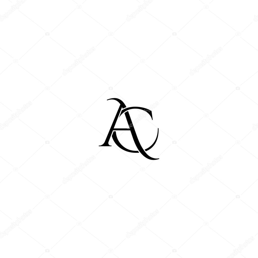 Vector AC fashion logo