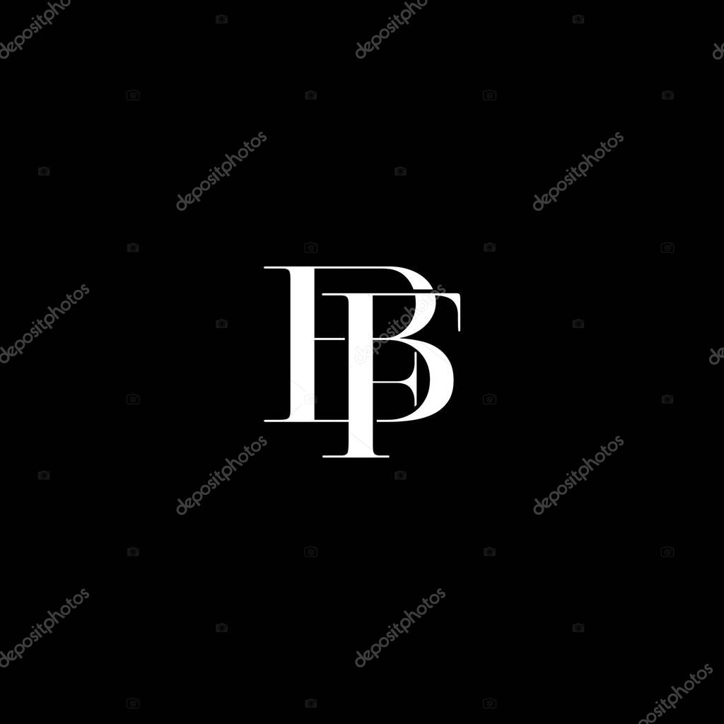 Vector BF fashion logo