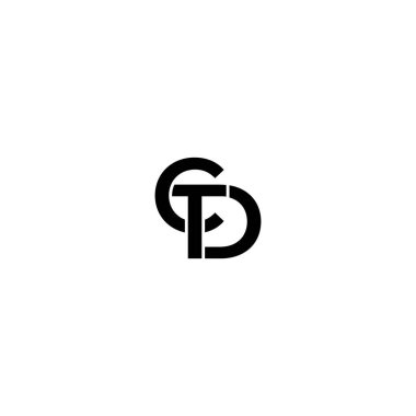 Vektör CTD monogram logosu