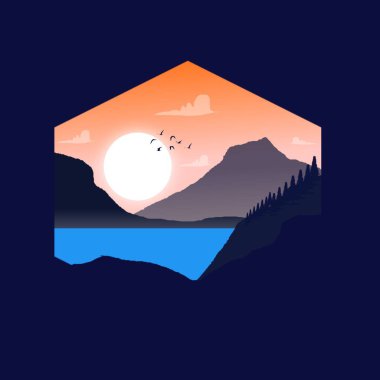 Dağların tepesindeki doğal manzara çeşitli güzelliklere sahiptir.