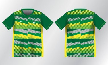 Spor forması tasarımı için soyut yeşil arkaplan modeli