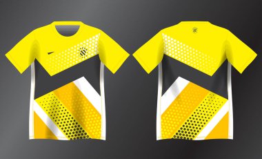 Spor forması tasarımı için sarı soyut arkaplan modeli