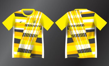 Spor forması tasarımı için sarı soyut arkaplan modeli