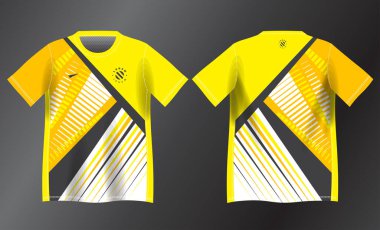 Spor forması tasarımı için sarı soyut arkaplan modeli
