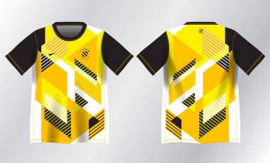 Spor forması tasarımı için sarı soyut arkaplan modeli
