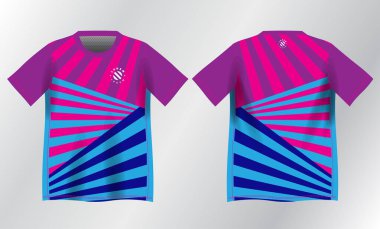 Spor forması tasarımı için soyut mavi ve pembe arkaplan modeli