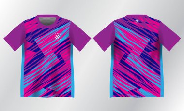 Spor forması tasarımı için soyut mavi ve pembe arkaplan modeli