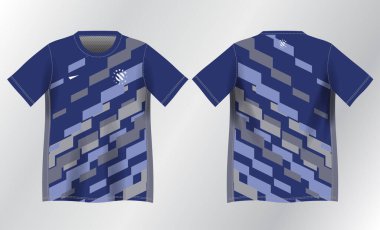 Spor forması tasarımı için mavi soyut arkaplan modeli