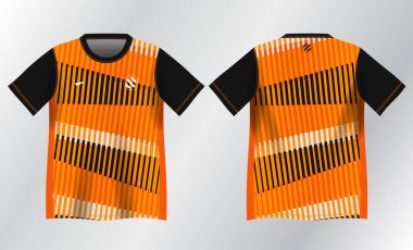 Spor forması tasarımı için turuncu soyut arkaplan modeli