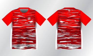 Spor forması tasarımı için soyut kırmızı ve gri arkaplan modeli