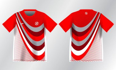 Spor forması tasarımı için soyut kırmızı ve gri arkaplan modeli