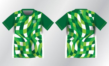 Spor forması tasarımı için yeşil soyut arkaplan modeli