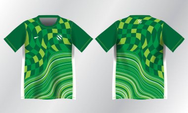 Spor forması tasarımı için yeşil soyut arkaplan modeli