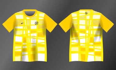 Spor forması tasarımı için soyut sarı arkaplan modeli