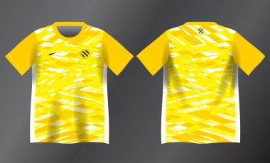 Spor forması tasarımı için soyut sarı arkaplan modeli