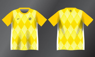 Spor forması tasarımı için soyut sarı arkaplan modeli