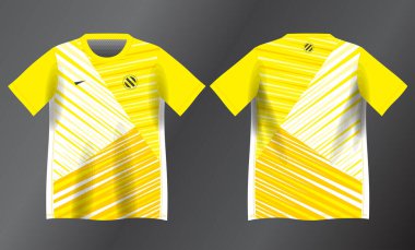 Spor forması tasarımı için soyut sarı arkaplan modeli