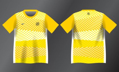 Spor forması tasarımı için soyut sarı arkaplan modeli
