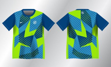 Spor forması tasarımı için soyut mavi arkaplan modeli