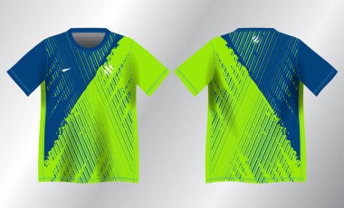 Spor forması tasarımı için soyut mavi arkaplan modeli