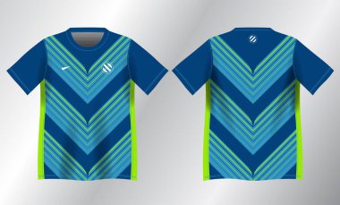 Spor forması tasarımı için soyut mavi arkaplan modeli