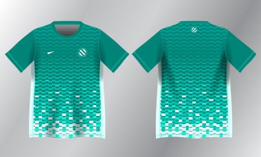 tosca soyut arkaplan şablonu spor forması tasarımı modeli için