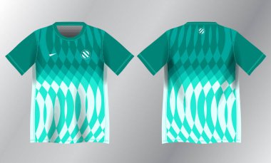 tosca soyut arkaplan şablonu spor forması tasarımı modeli için