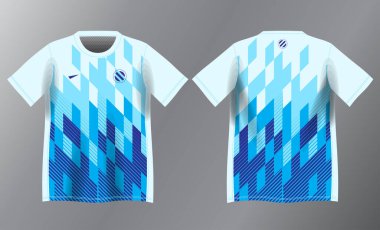 Spor forması tasarımı için mavi arkaplan modeli