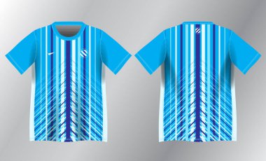 Spor forması tasarımı için mavi arkaplan modeli