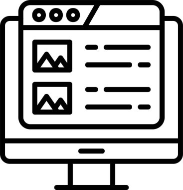 Web tasarım simgesi tasarım vektörü