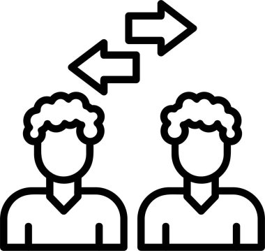 iş yönetimi simgesi, vektör illüstrasyonu