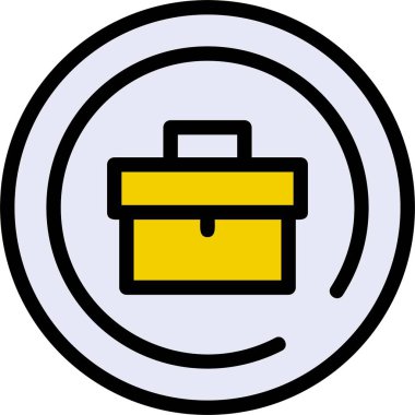 Kutu. Web simgesi basit illüstrasyon