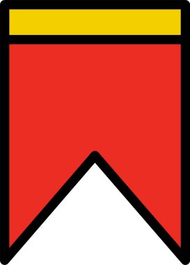 Belçika bayrağı düz renk simgesi, vektör illüstrasyonu