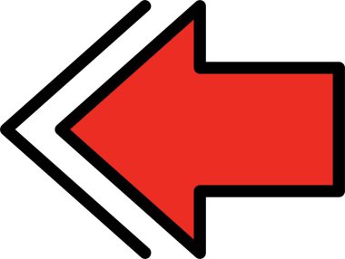 ok simgesi işaret vektör illüstrasyonu