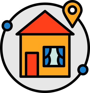 ev konumu haritası simgesi