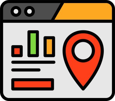 Bilgisayar. Basit illüstrasyon simgesi