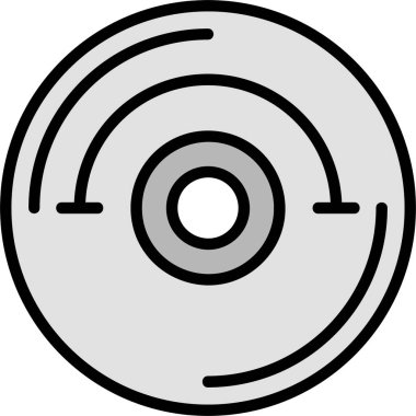 cd disk simgesi ana hat biçiminde