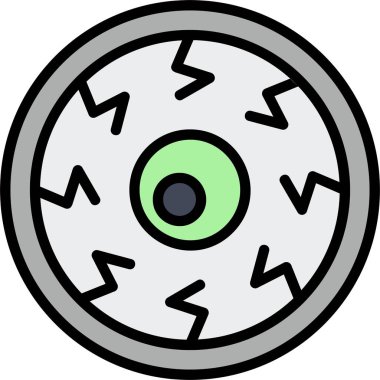 Tekerlek simgesi vektör illüstrasyonu