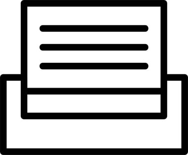 Masa. Basit simge tasarımı