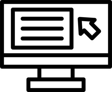 Masa. Basit simge tasarımı