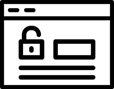 Masa. Basit simge tasarımı