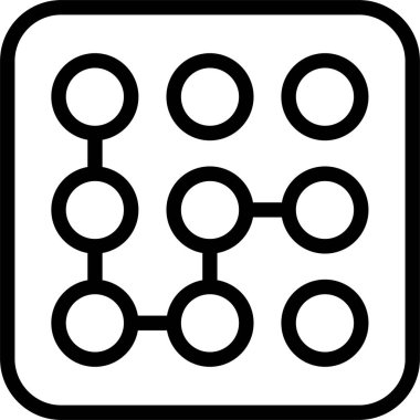 Masa. Basit simge tasarımı