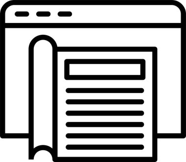 kitap öğrenme eğitim simgesi ana hatlarıyla