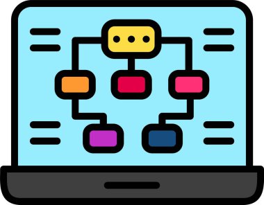 ağ web simgesi basit tasarımı