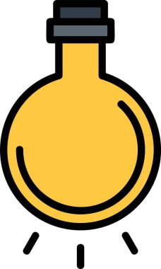 Çizgi film lambasının vektör çizimi