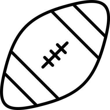 Amerikan futbolu topu vektör