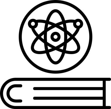 Bilim simgesi, vektör illüstrasyonu