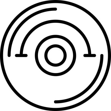 Modern bir simgenin vektör illüstrasyonu