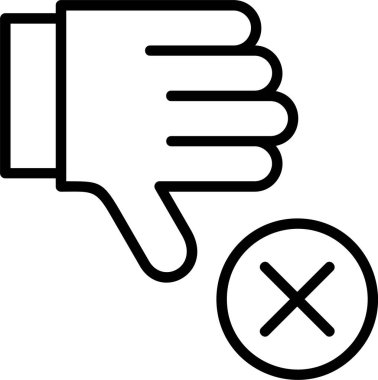 Başparmak. Web simgesi basit tasarım